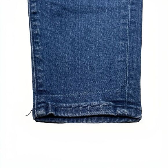 Loft Jeans Womens 28/6 Skinny Ankle Button Blue Stretch Denim Measures 30 x 26 - Picture 6 of 9